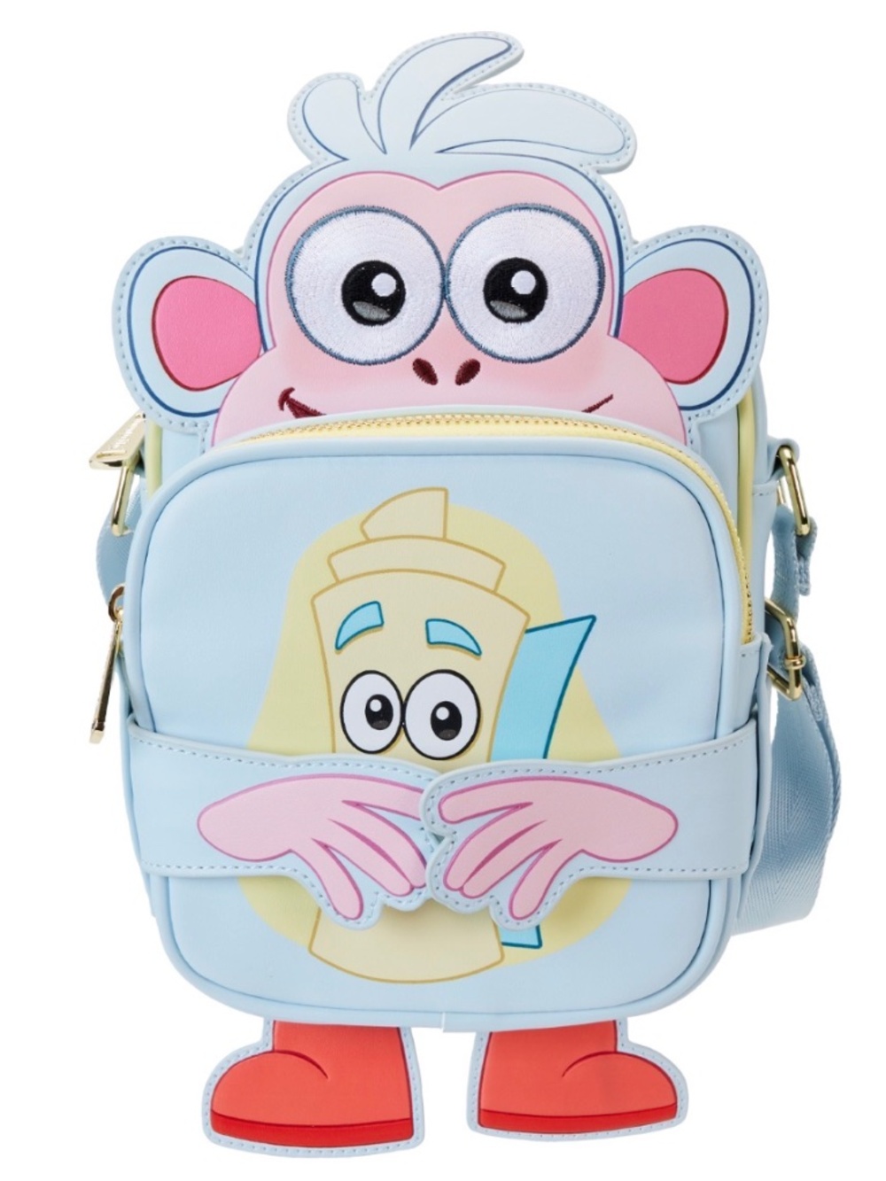 Dora the Explorer Boots Crossbuddies® Cosplay Crossbody Bag with Coin Bag